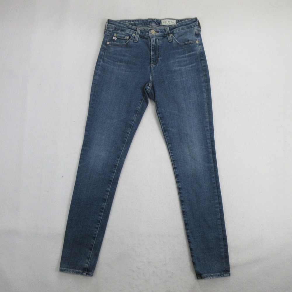 AG Adriano Goldschmied Womens The Legging Ankle Super Skinny Jeans Size 27 Blue